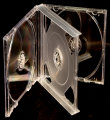 24mm Triple CD Case Clear (Assembled)